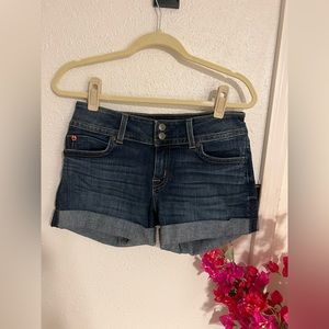 Hudson | Mid rise denim shorts